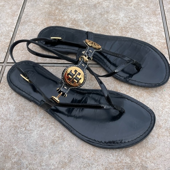Tory Burch black sandals - Picture 4 of 10